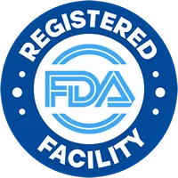 FDA registered facility badge